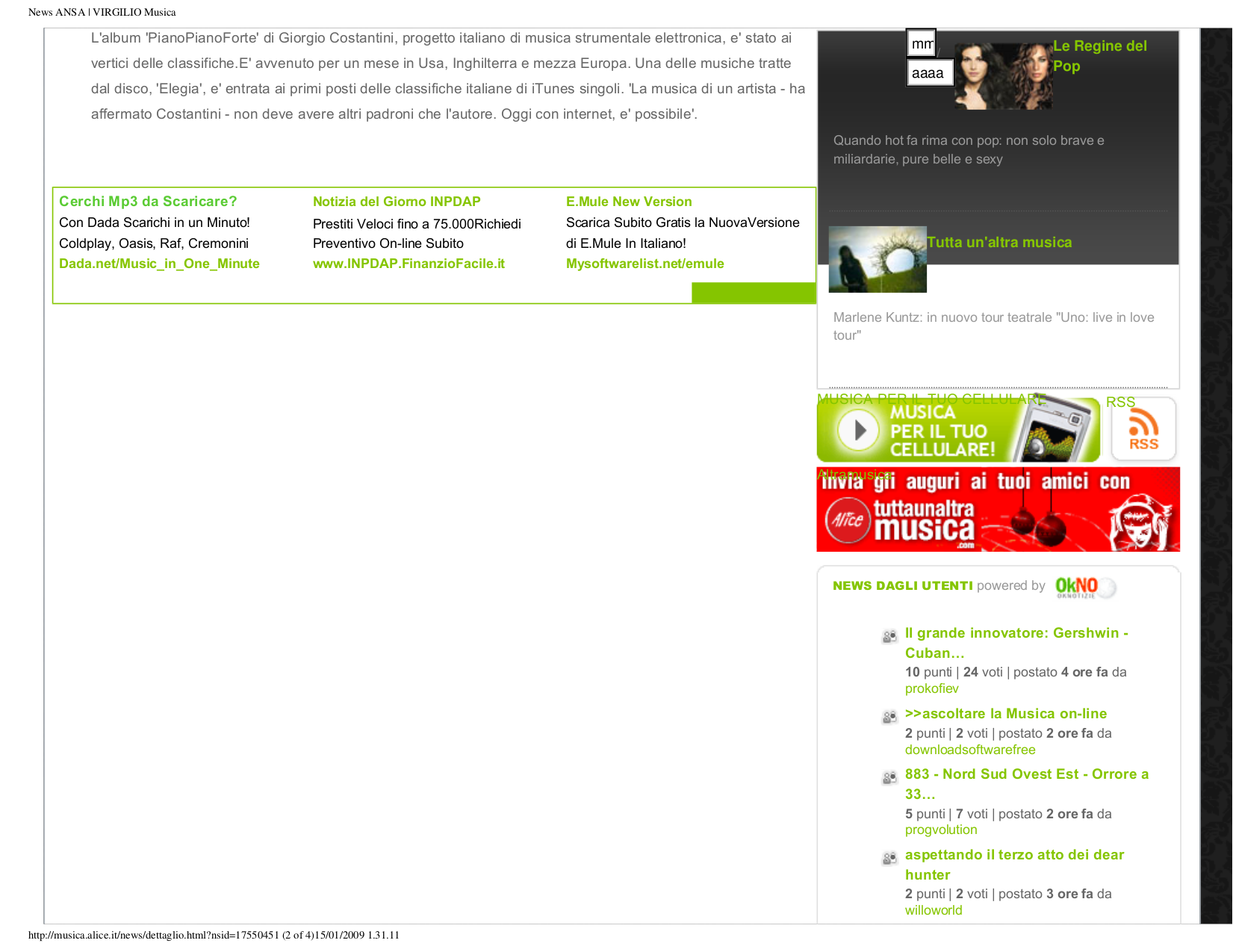 scarica canzoni gratis 883